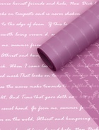 Пленка для цветов «Послание», сиреневый, 0.6×10 м - Фото 2