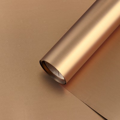 Пленка для цветов "Металл", бронза, 58 см х 5 м