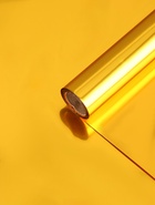 Пленка для цветов и букетов «Металл», золото, 58 см × 5 м - Фото 2