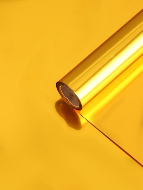 Пленка для цветов "Металл", золото, 58 см х 5 м