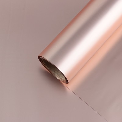 Пленка для цветов "Металл", коричневый, 58 см х 5 м