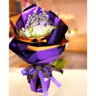 Пленка для цветов "Металл", коричневый, 58 см х 5 м - Фото 4