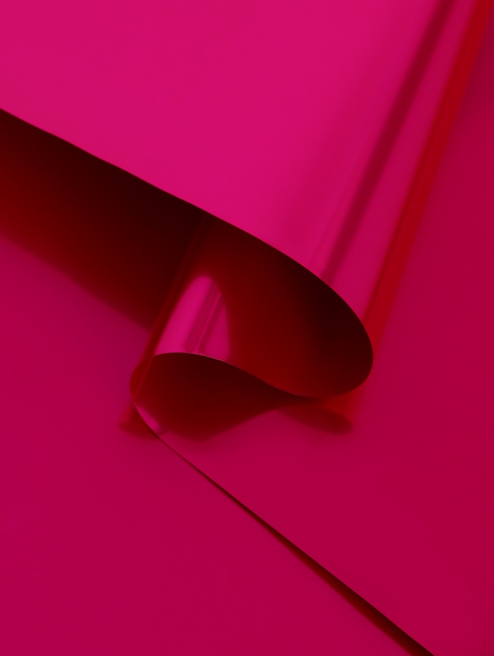 Пленка для цветов и букетов «Металл», розовый, 0.57×5 м ±5% см - Фото 1