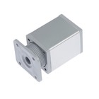 Опора квадратная регулир.Н=60 мм, цвет матовый хром (комплект 2 шт) - фото 20977763