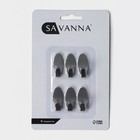Крючки самоклеящиеся SAVANNA «Овал», 6 шт., металл, 3.3×1.5×1.5 см, хромированные - Фото 5