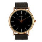 Часы наручные женские "Ливато", d-3.7 см, черные - фото 8875794
