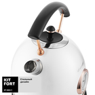 Чайник электрический Kitfort KT-664-1, металл, 1.8 л, 2150 Вт, цвет белый жемчуг - Фото 5
