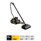 Пароочиститель Kitfort KT-932, 1500 Вт, 1.5 л, 31 г/мин, нагрев 10-12 мин, чёрный - фото 51538609