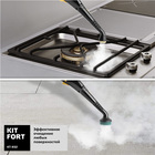 Пароочиститель Kitfort KT-932, 1500 Вт, 1.5 л, 31 г/мин, нагрев 10-12 мин, чёрный - фото 51538612