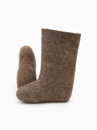 Валенки женские, размер 39 (27), коричневые - Фото 4