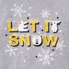 Пижама женская KAFTAN "Snow" серый/белый, р. 48-50 - Фото 4