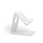 Подставка под телефон с круглым отверстием 7×10×10.5 см, цвет белый, В ЗАЩИТНОЙ ПЛЁНКЕ - Фото 3