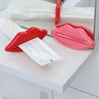 Набор выдавливателей для зубной пасты «Губы», 2 шт, 9,3×4,2 см, цвет красный - Фото 4