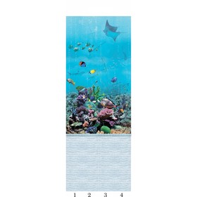 Панели ПВХ  PANDA "Подводный мир" (с плиткой) узор  03840 2700х250х8мм