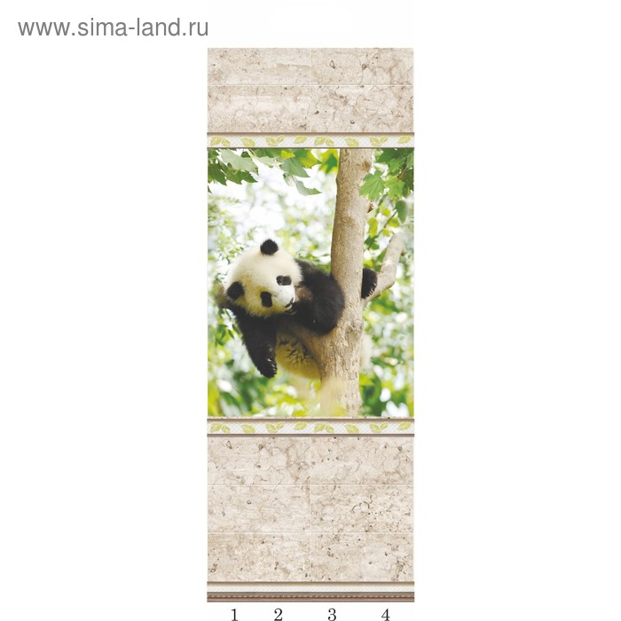 Панели ПВХ  PANDA "Панда" узор  (Панда) 05240 2700х250х8мм - Фото 1