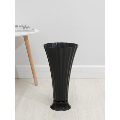 Ваза под срезку, 5 л, чёрная