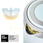 Чайник электрический Kitfort KT-659-3, металл, 1.7 л, 2200 Вт, голубой - Фото 5