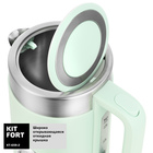 Чайник электрический Kitfort KT-659-2, металл, 1.7 л, 2200 Вт, зелёный - Фото 3