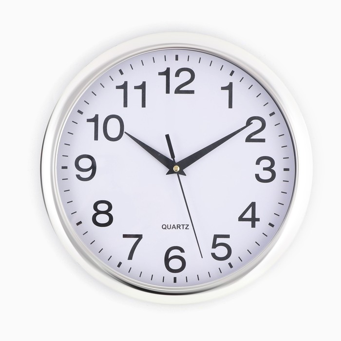 Часы настенные "Картер", d-25 см, дискретный ход - Фото 1