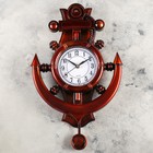 Часы настенные, серия: Море, "Каракка", с маятником, дискретный ход, 29 х 39 см - фото 318236524