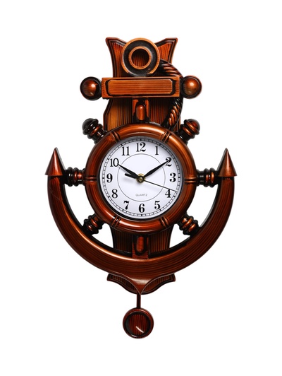 Часы настенные, серия: Море, "Каракка", с маятником, дискретный ход, 29 х 39 см