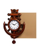 Часы настенные, серия: Море, "Каракка", с маятником, дискретный ход, 29 х 39 см 4469767 - фото 319838434
