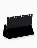 Подставка под серёжки на 10 пар, 2 ряда, 15.5×6.5×11 см, 5, 2 мм в защитной плёнке, чёрная - Фото 3