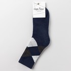 Носки мужские махровые, цвет тёмно-синий, размер 27-29 - Фото 3