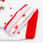 Носки женские «Новогодний олень», цвет белый, размер 23-25 - Фото 4