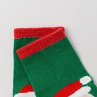 Носки детские «Мороз красный нос», цвет зелёный, размер 18-20 - Фото 3