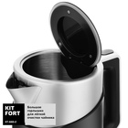 Чайник электрический Kitfort KT-660-2, металл, 1.7 л, 2200 Вт, регулировка t°, чёрный - фото 51332436 Чайник электрический Kitfort KT-660-2, металл, 1.7 л, 2200 Вт, регулировка t°, чёрный - фото 51332436