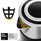 Чайник электрический Kitfort KT-660-2, металл, 1.7 л, 2200 Вт, регулировка t°, чёрный - фото 51332437 Чайник электрический Kitfort KT-660-2, металл, 1.7 л, 2200 Вт, регулировка t°, чёрный - фото 51332437