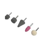 Набор шарошек абразивных ТУНДРА, диаметр хвостовика 6 мм, 5 шт. - Фото 1