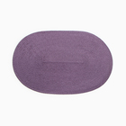 Салфетка сервировочная Доляна "Овал", цв.темно-фиолетовый, 45*30 см - фото 4284920