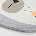 Ковёр детский игровой Крошка Я «Зайка», цвет серый, d 90 см, 100% хлопок - Фото 2