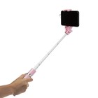 Монопод-тренога LuazON, проводной, раскладной, цвет розовый - Фото 9