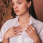 Колье «Сердечко» на леске, позолота, 38 см - Фото 2