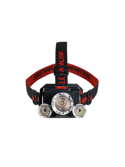 Фонарь налобный аккумуляторный "Мастер К", 10 Вт, 1200 мАч, 600 лм, 8 х 9 х 6 см