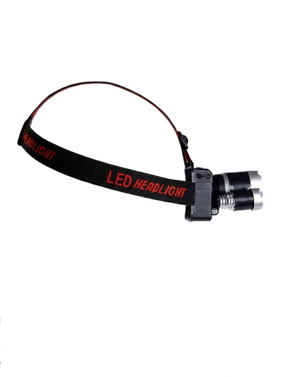 Фонарь налобный аккумуляторный "Мастер К", 10 Вт, 1200 мАч, 600 лм, 8 х 9 х 6 см