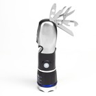 Фонарь многофункциональный мультитул 6 в 1, 3 Вт,100 Лм, OSL, zoom, аварийный молоток, стропорез - Фото 2