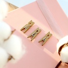 Прищепки декоративные в тёмном золоте, 50 шт. - Фото 2