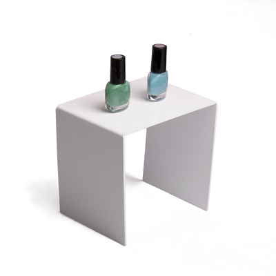 Ступенька одинарная 12*13*10 см, 2 мм, цвет белый, В ЗАЩИТНОЙ ПЛЁНКЕ