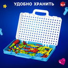 Конструктор винтовой «Конструктики» с шуруповёртом, 224 детали + 8 карточек - Фото 3