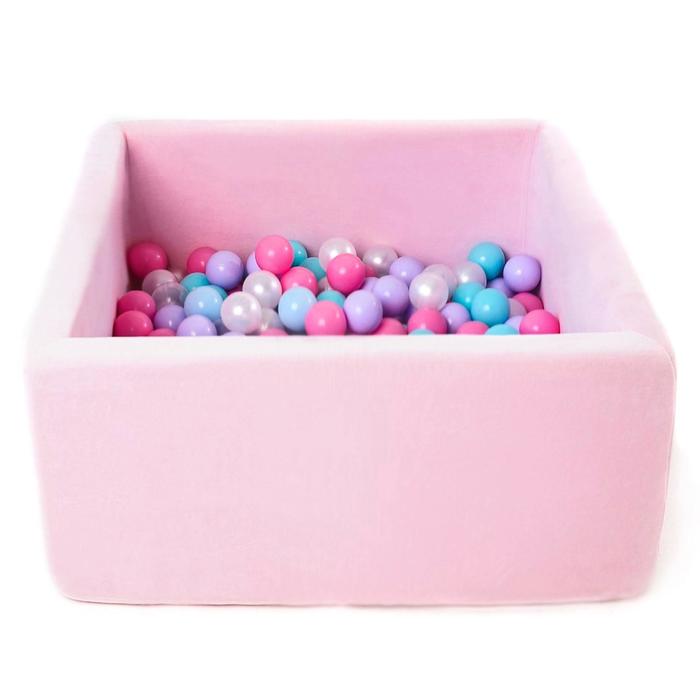 Сухой бассейн Airpool Box без шариков, цвет розовый - Фото 1