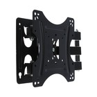 Кронштейн Luazon KrON-56, для ТВ, наклонно-поворотный, 14-42", 80-390 мм от стены, чёрный - Фото 2