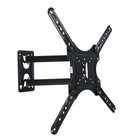 Кронштейн Luazon KrON-58, для ТВ, наклонно-поворотный, 14-55", 40-380 мм от стены, чёрный - Фото 3