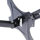 Кронштейн Luazon KrON-58, для ТВ, наклонно-поворотный, 14-55", 40-380 мм от стены, чёрный - Фото 5