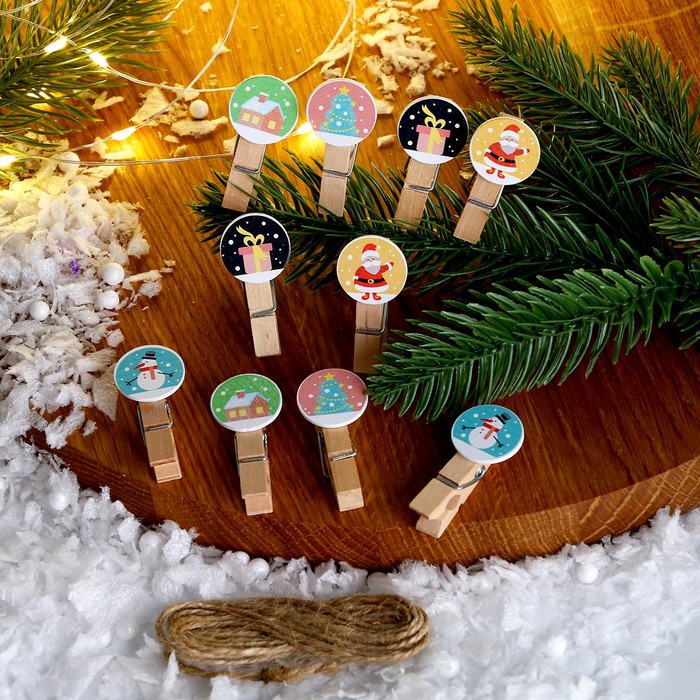 Набор декоративных прищепок 