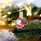 Прищепки декоративные новогодние «Дед Мороз», набор 10 шт. - Фото 3