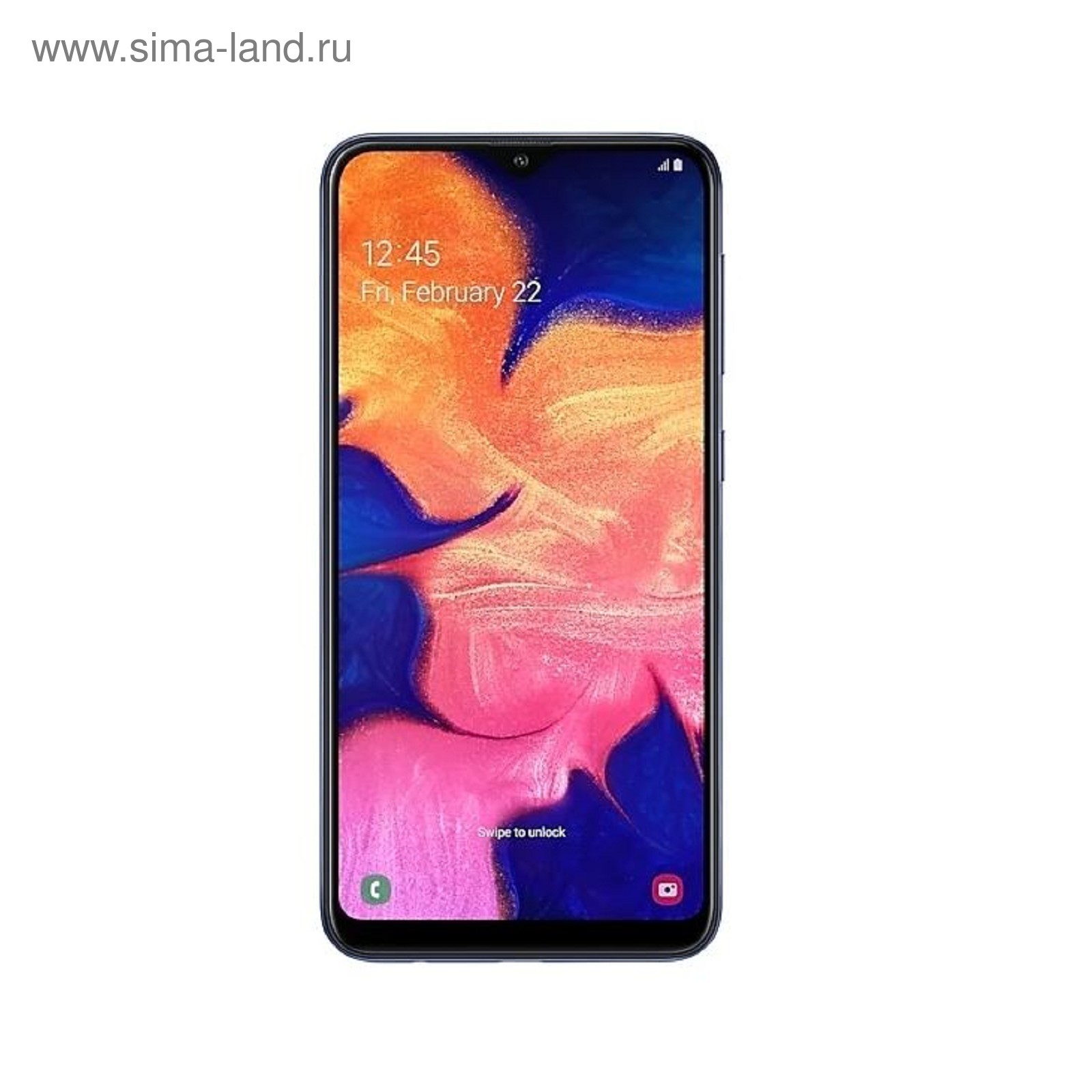 Смартфон Samsung Galaxy A10 SM-A105F, синий